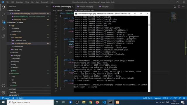 Tutorial Laravel 8 #5 - Controller & HTTP Request Methods смотреть онлайн