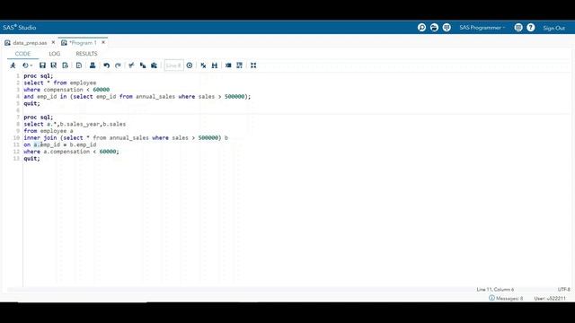 BASE SAS Tip #9: PROC SQL Subquery vs. Inner Join; PROC SQL Join vs. Merge