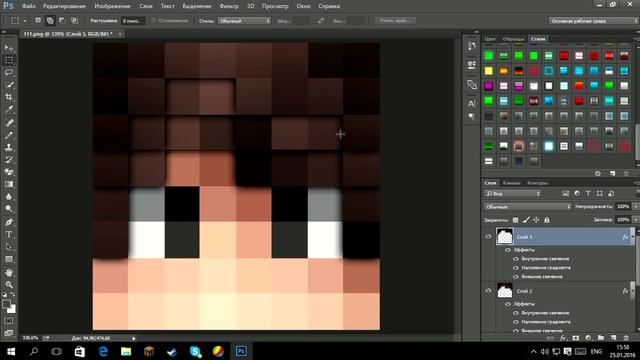 Как Сделать Аватарку Minecraft Стиль | Tutorial how to make Avatar on YT. смотреть онлайн