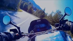 Honda NX 650 Dominator am Kesselberg