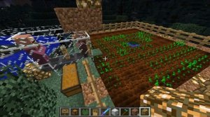 Автоматическая ферма хлеба с помощью жителей Minecraft v.1.12