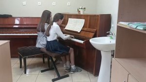 Н.Смирнова "Под дождём" ансамбль в 4 руки