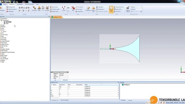 CST Tutorial: Complete Vivaldi antenna design in CST part1