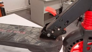 Фиксация складного механизма на электросамокате KUGOO S8 PRO он же KUGOO S1 PRO