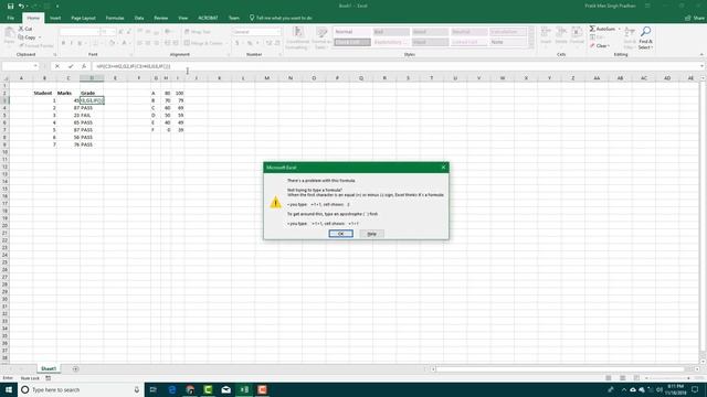 MS Excel Tutorial - Lesson 58 - IF function