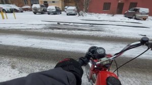 На Карпаче по Зимней Москве! Первый выезд