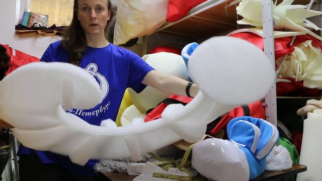 Основа хвоста для ростовой куклы Белочка