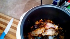 Тушёная картошка в мультиварке: с курицей и лесными грибами