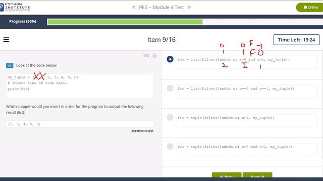 Python Essentials 2 Module 4 Test with explanation