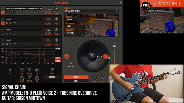 TH-U SuperCabinet | Vocs 2x12 AlnBlue (Vox BNX 2x12 + Celestion Alnico Blue) смотреть онлайн