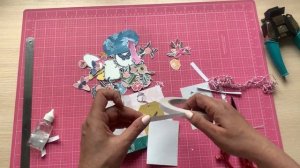 Скрапбукинг. Мастер-класс. Мини-альбом из одного листа