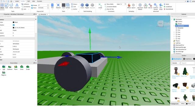 HOW TO MAKE A DRIVABLE TRAIN ON ROBLOX 2019 смотреть онлайн