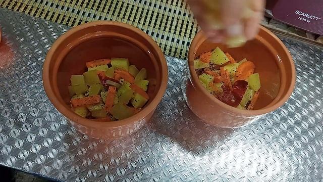 ЖАРКОЕ ИЗ СВИНИНЫ С КАРТОФЕЛЕМ В ГОРШОЧКЕ!!!#жаркоевгоршочках #жаркоеподомашнему #рецепты #кулинар