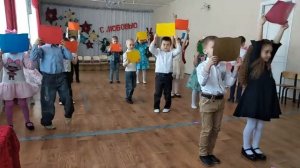 Танец "Разноцветная игра". Дети 5-6 лет. Кружок "Ритмика", 1 год обучения
