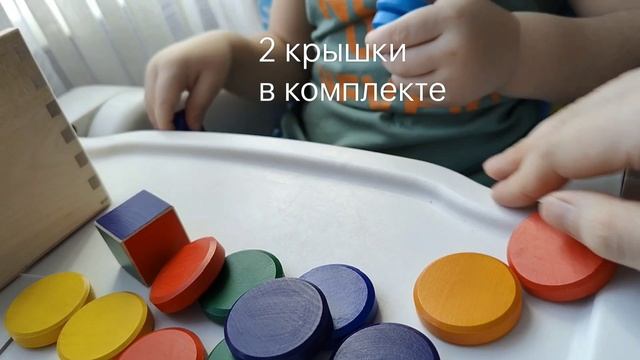 Сортер Радужные монеты. Настоящие, деревянные игрушки Россия. Nikcolya.