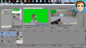 Как убрать зелёный фон в Sony Vegas Pro 13