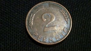 Монета 2 pfennig 1976 года ФРГ Обзор и цена немецкой монеты