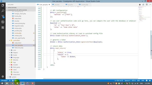 #6 CodeIgniter 3.x Restful #API Library - REST API with Token Authorization