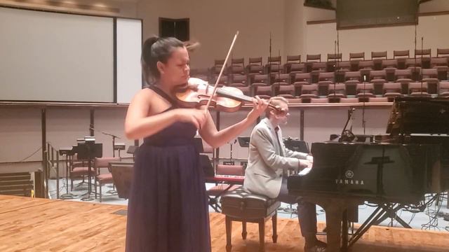 Allison Lovera, Saint Saens Violin Concerto No. 3 in B minor. 1st Movement. смотреть онлайн