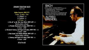 ALFRED BRENDEL plays JOHANN SEBASTIAN BACH: "BWV 971" - "BWV 639" - "BWV 922" (rec. May 27, 1976)