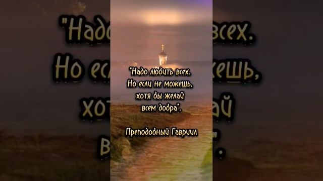 "Надо любить всех". Преподобный Гавриил Самтаврийский (Ургебадзе)