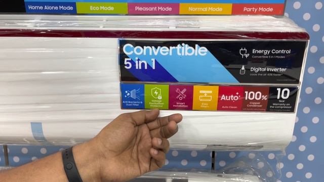 Samsung Convertible 5 in 1 Inverter Ac 2022 - Unboxing And Review смотреть онлайн