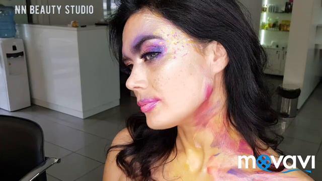 Смелый макияж от NN beauty studio Днепр смотреть онлайн