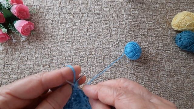 Всего 2 ряда! Красивый рельефный узор отлично подойдет для джемпера, кардигана.. смотреть онлайн