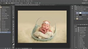 How to Edit a Newborn Image in Photoshop