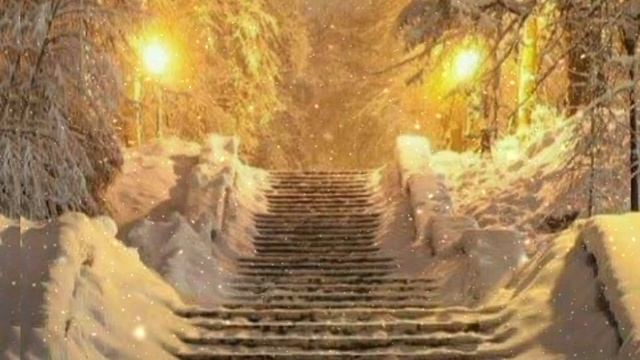 Красивая музыка, снежная тема.