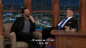 Craig Ferguson 2014 12 15 Jon Hamm (субтитры)