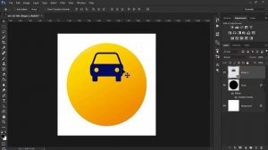 Photoshop Logo Design : How to make Car Shop Logo App Icon in Photoshop CC, CS6