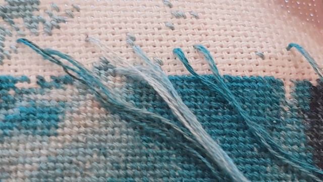 Крепление нитки на равномерке не переворачивая рамы в начале и в конце вышивки смотреть онлайн