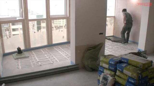 Электрический теплый пол с заливкой смотреть онлайн