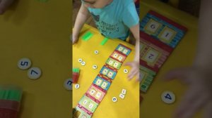 Состав числа 10 с помощью счётных палочек