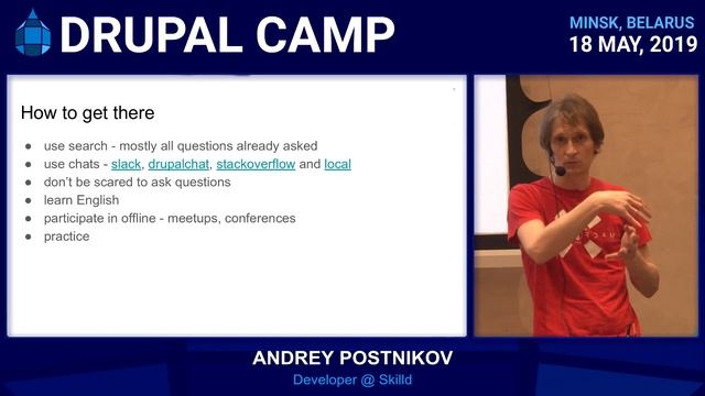 Andy Postnikov - Drupal 8: Best practise tips for developers смотреть онлайн