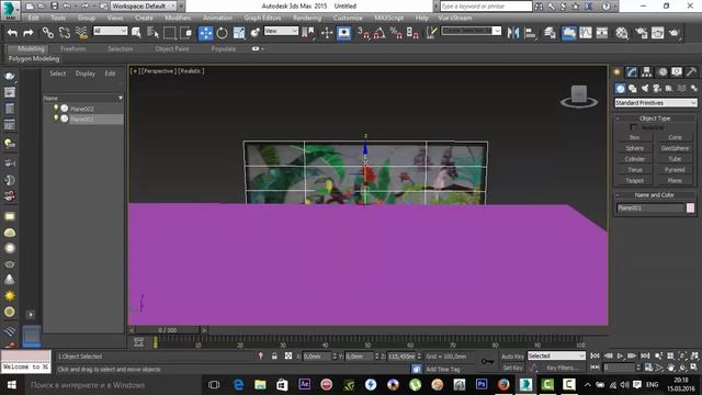 3Ds Max. Быстрое создание витража. Stained Glass Window. смотреть онлайн