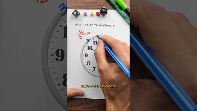 Ângulo entre ponteiros #matematica #concurso #concurseiro #educacao