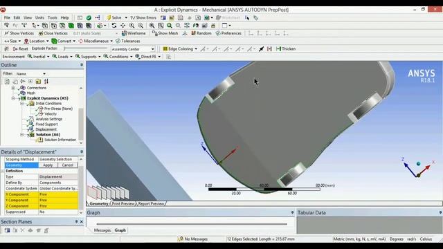 Car Crash Test || Explicit Dynamics || Ansys Workbench 18.1 & 19.0 Tutorial смотреть онлайн