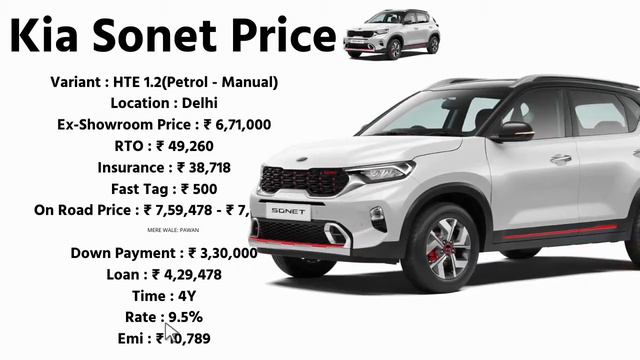 Kia। sonet price petrol and diesel смотреть онлайн
