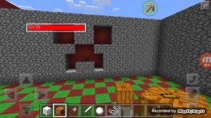 Как снять тыкву с головы у снеговика в minecraft