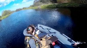 прогулка по Луге. Yamaha 15 + Admiral 375 s часть 3