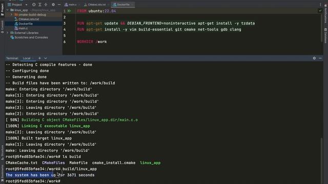 Develop Linux app with CLion on a Mac or Windows system using Docker смотреть онлайн