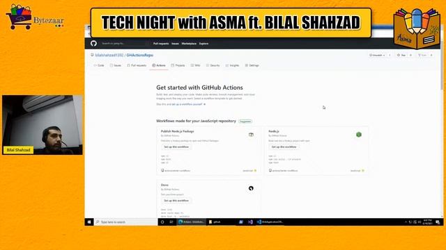 Introduction to GitHub Actions | Tech Night with Asma ft. Bilal Shahzad | EP4 смотреть онлайн