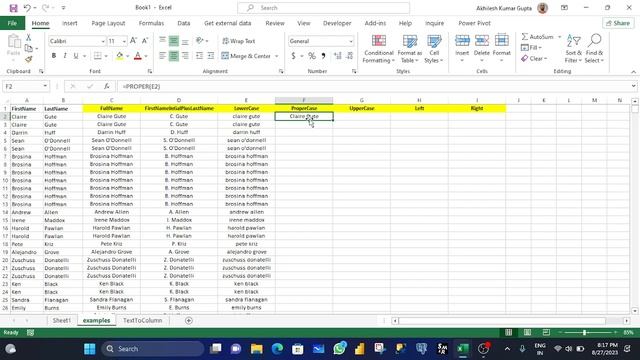 String Functions in Excel | basics of excel for beginners | advanced excel | advanced excel course.