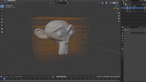 Модификатор Lattice в Blender, деформация высоко полигональных моделей