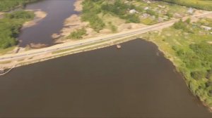 Жестылёвское водохранилище с птичьего полёта
