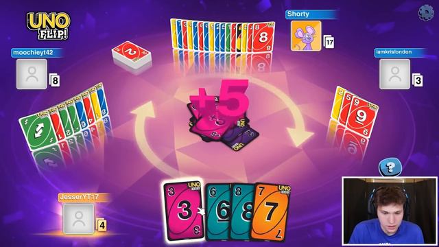 UNO But THE CARDS ARE DOUBLE SIDED! смотреть онлайн