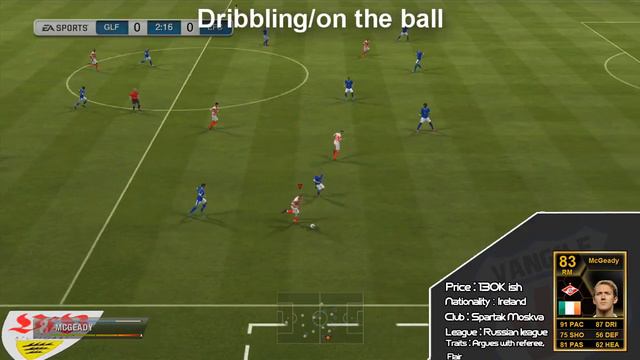 FIFA 13 IF McGeady Player Review *83 Rated* | Online Goals [ Ultimate Team ] смотреть онлайн