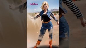 Android 18 Ai Art Images Selected + Editing n Repair with Photoshop Dragon Ball Fan Art